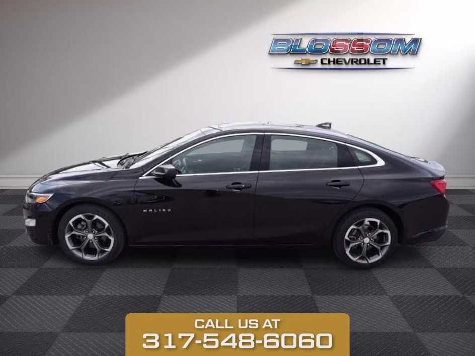 2024 Black Metallic Chevrolet Malibu LT FWD Sedan