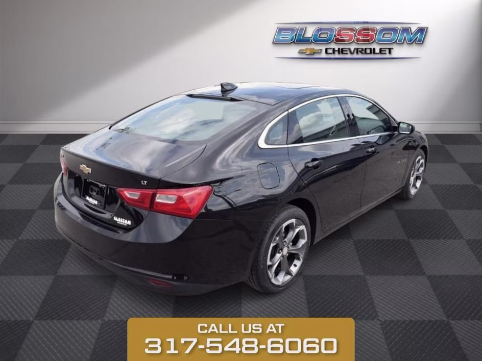 2024 Black Metallic Chevrolet Malibu LT FWD Sedan