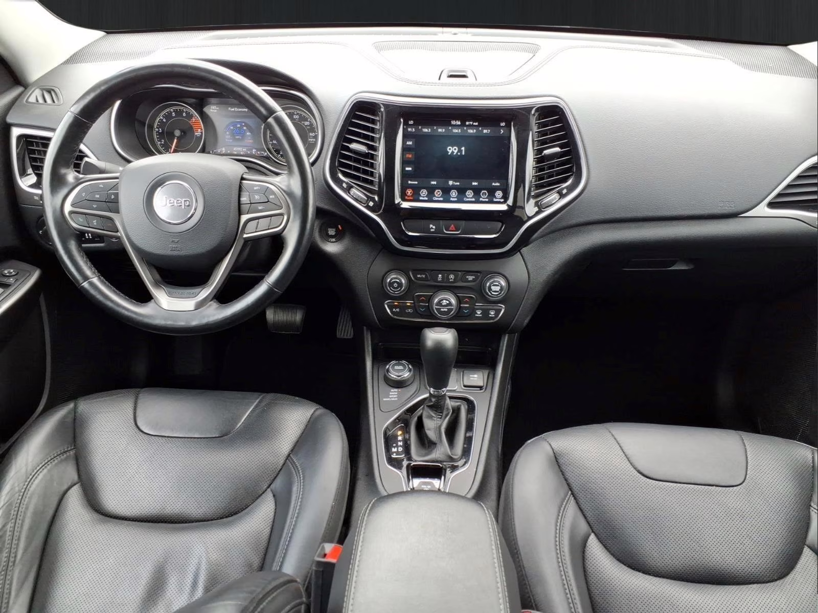 2020 Bright White Clearcoat Jeep Cherokee Limited 4X4 SUV