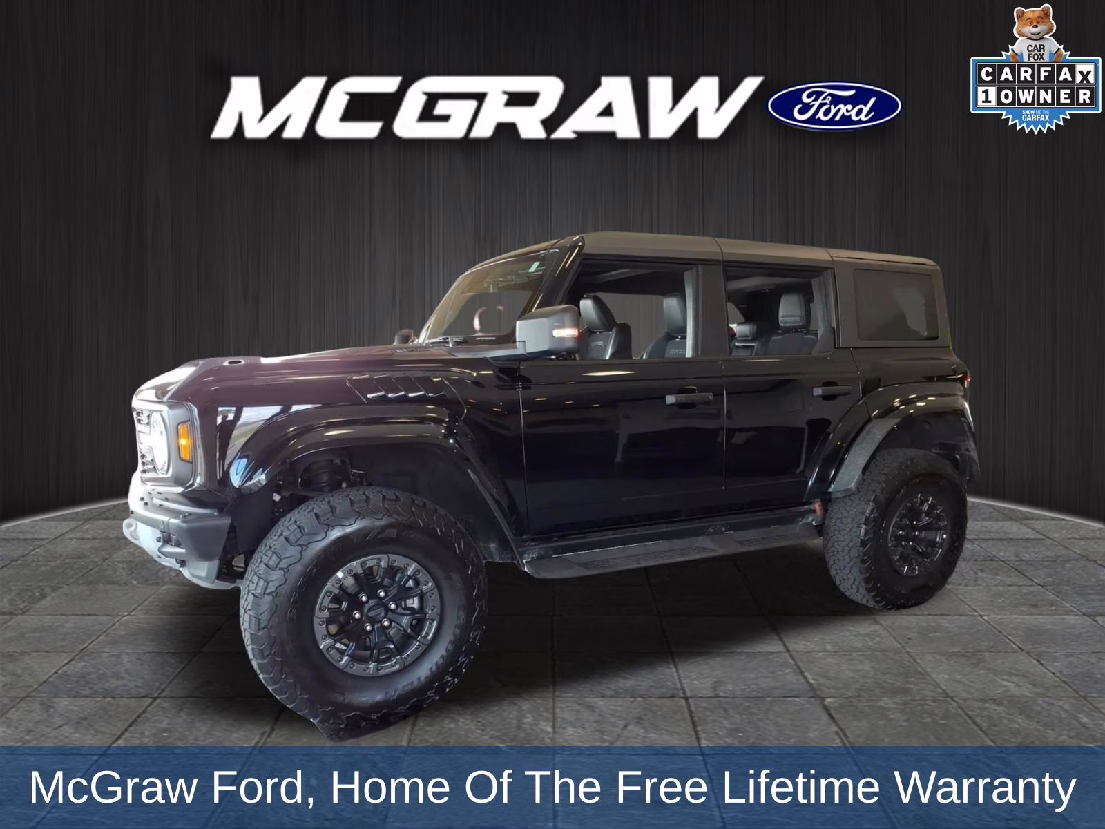 2024 Shadow Black Ford Bronco Raptor 4X4 SUV