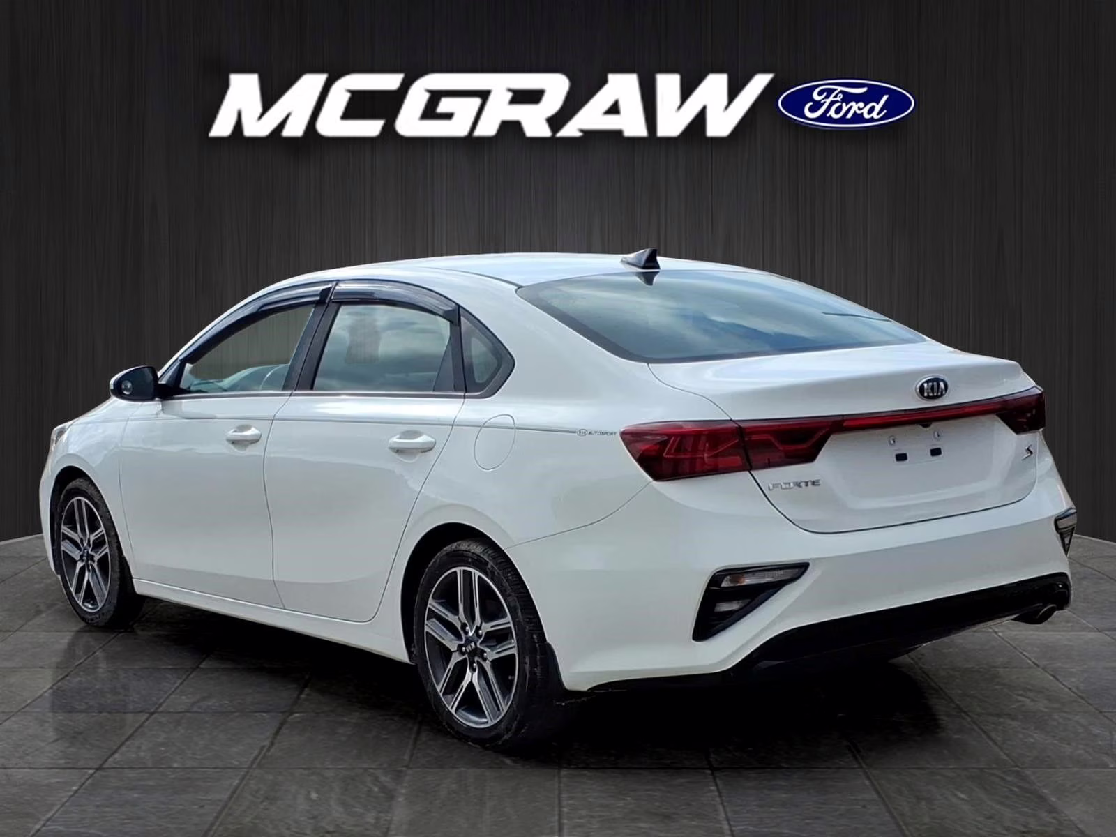 2019 Clear White Kia Forte S FWD Sedan