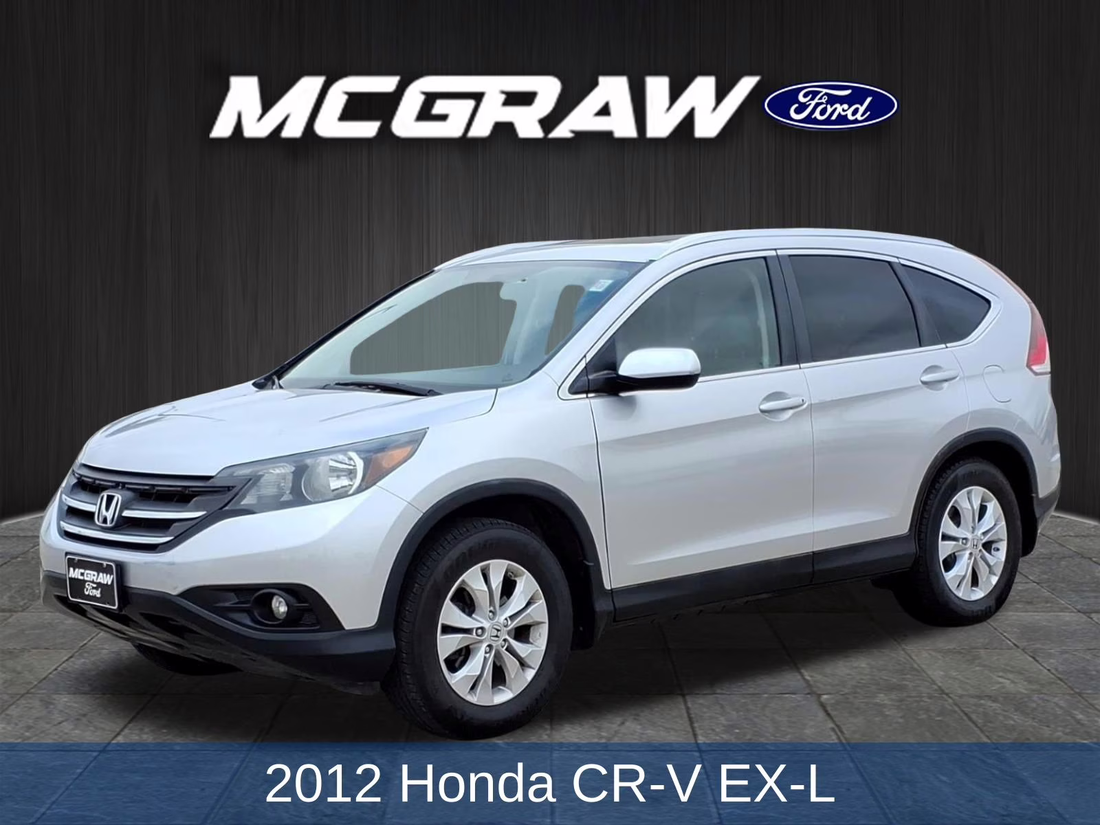 2012 Alabaster Silver Metallic Honda CR-V EX-L FWD SUV