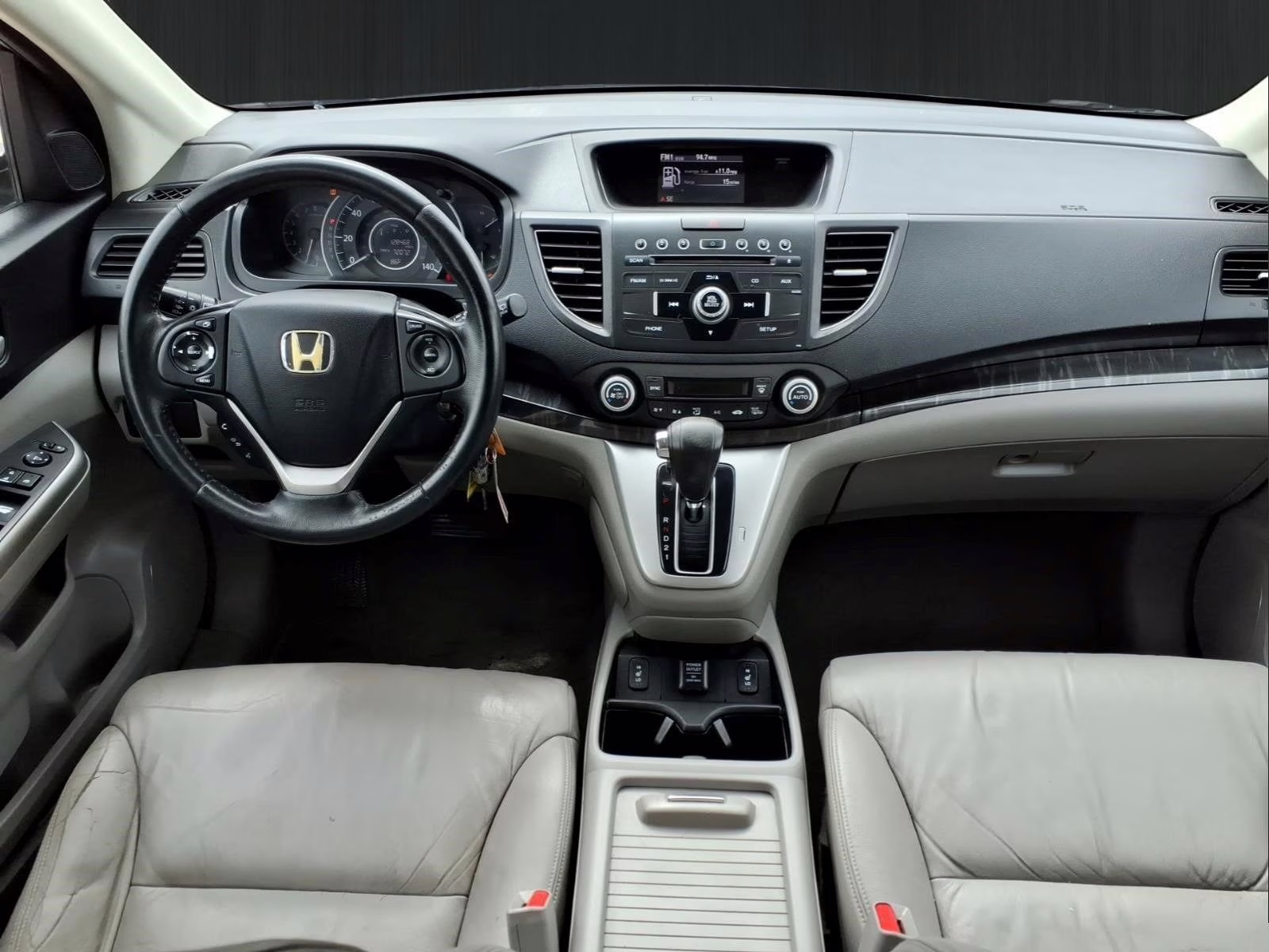 2012 Alabaster Silver Metallic Honda CR-V EX-L FWD SUV