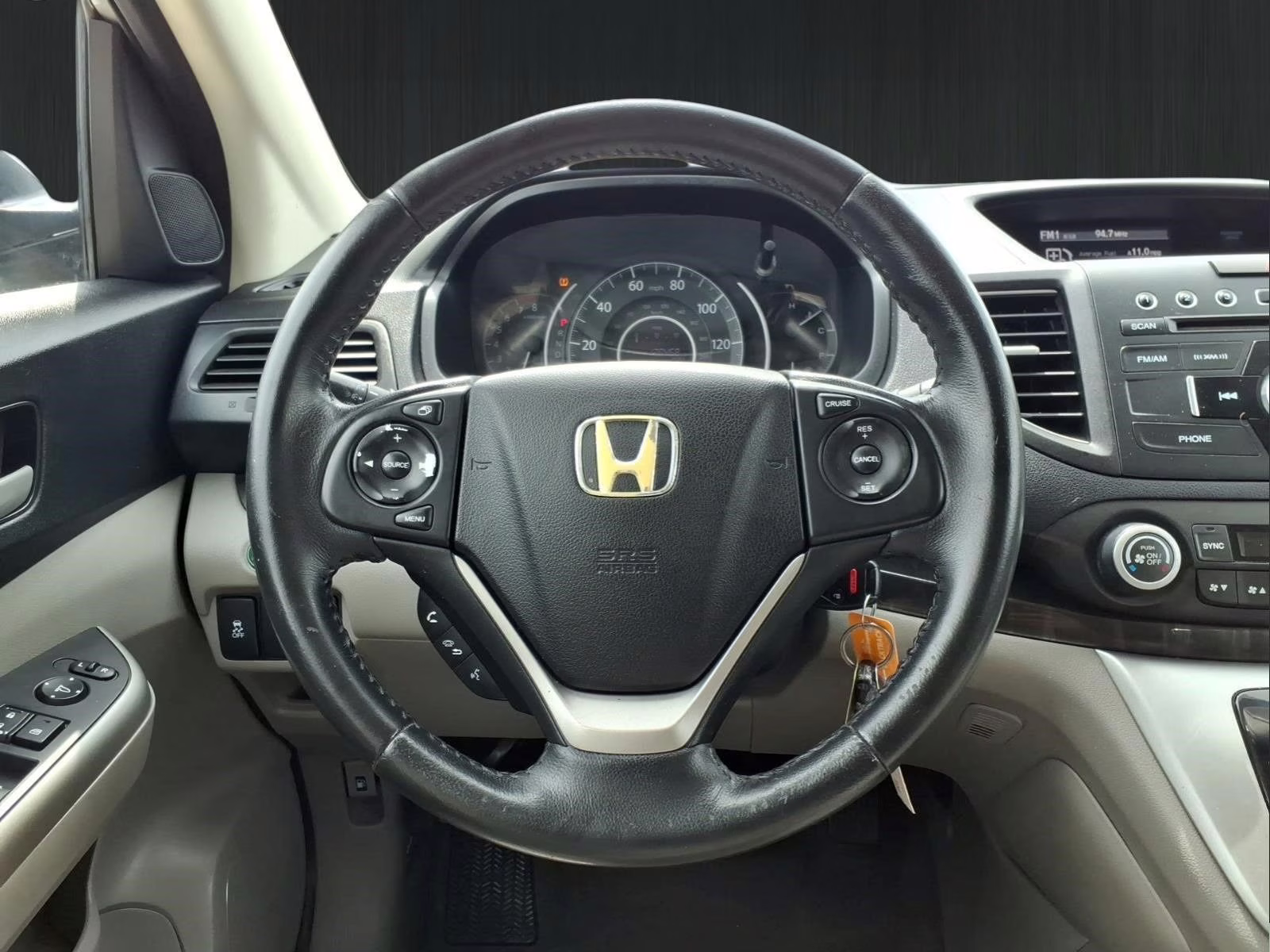 2012 Alabaster Silver Metallic Honda CR-V EX-L FWD SUV