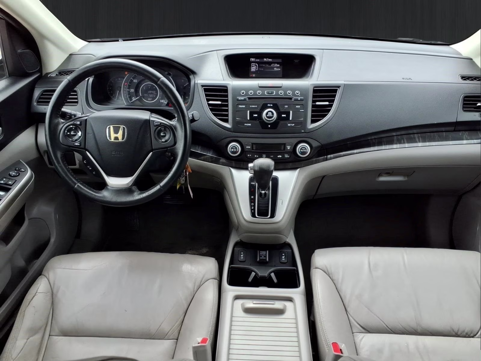 2012 Alabaster Silver Metallic Honda CR-V EX-L FWD SUV