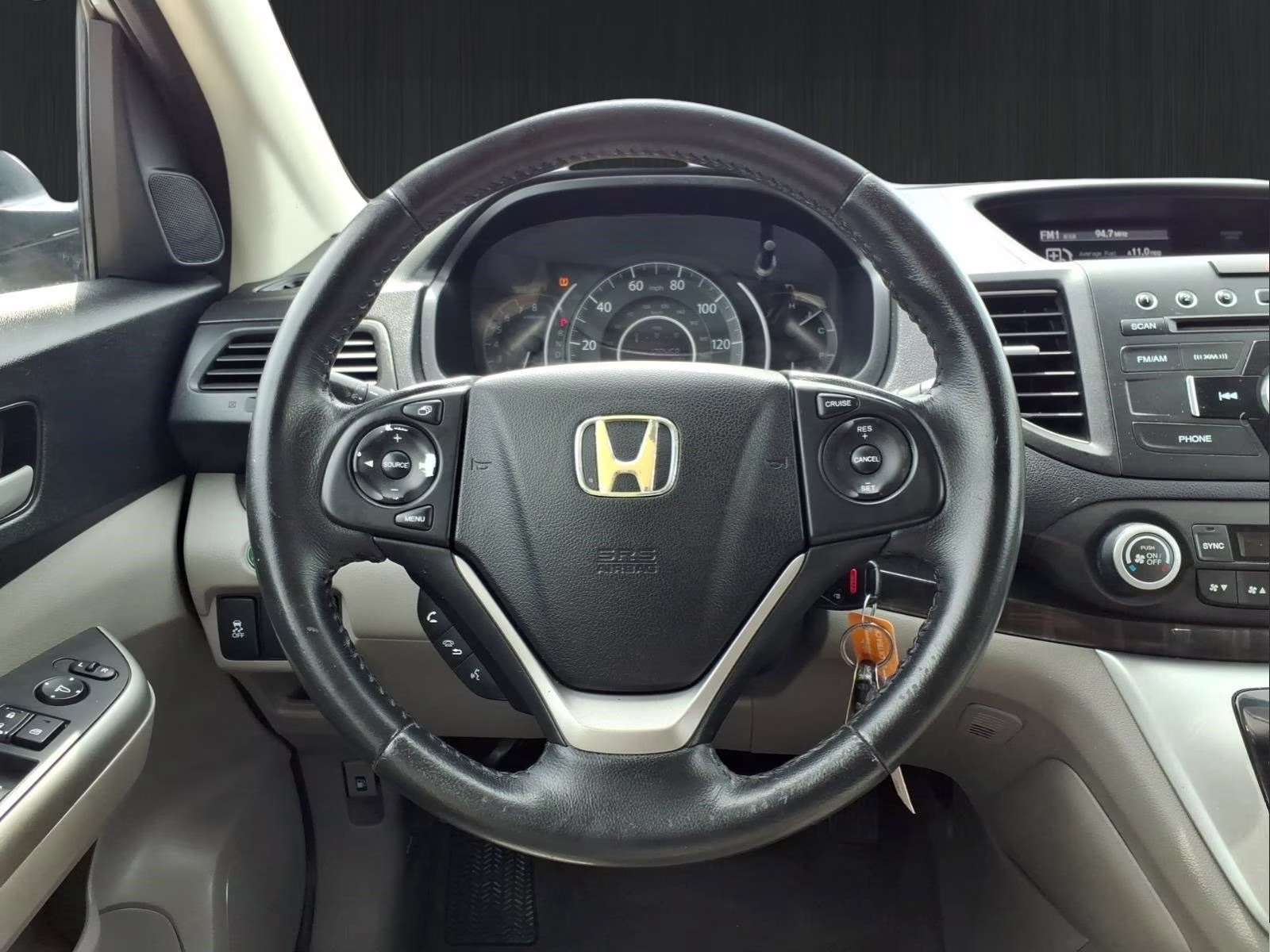 2012 Alabaster Silver Metallic Honda CR-V EX-L FWD SUV