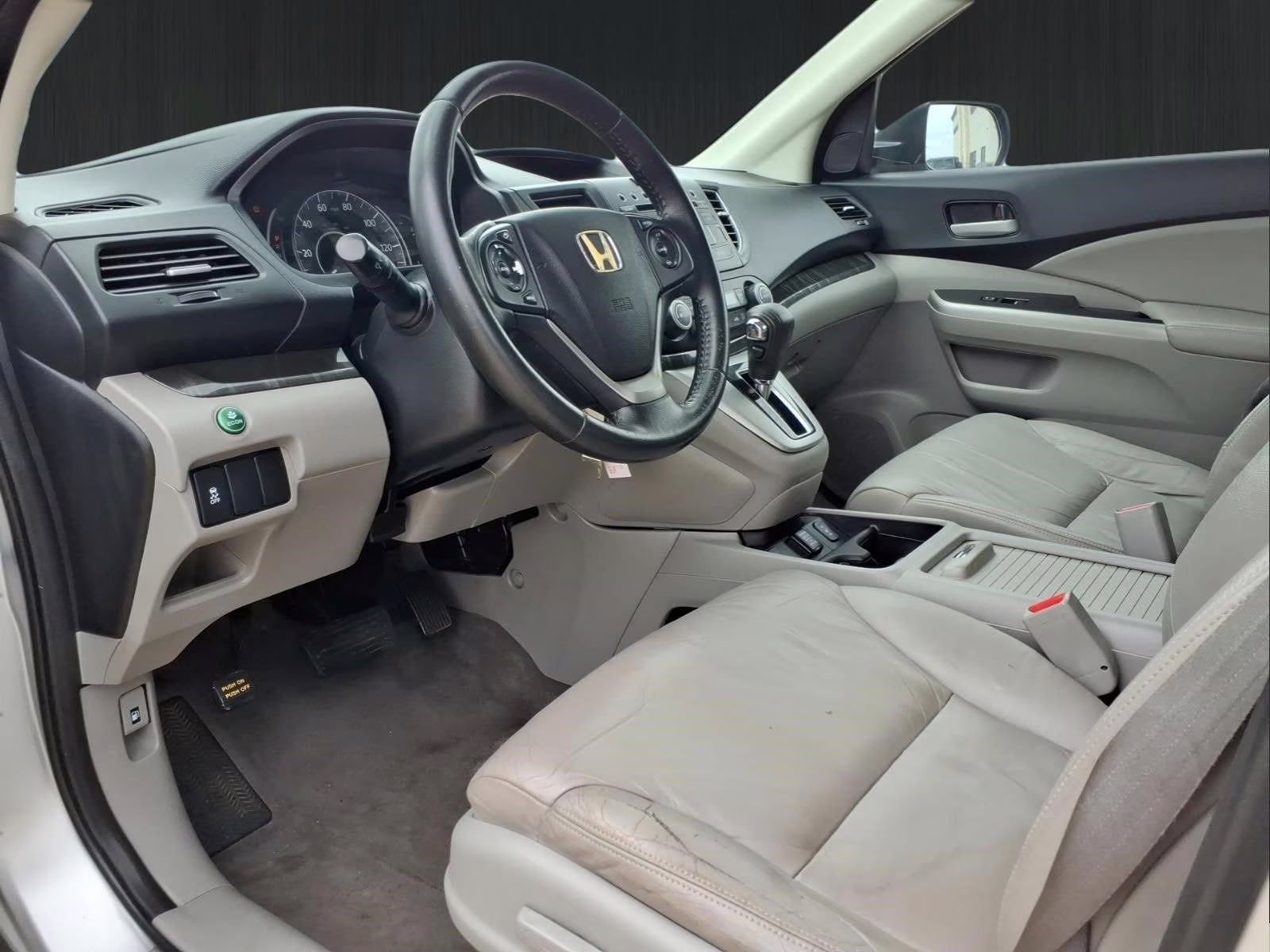 2012 Alabaster Silver Metallic Honda CR-V EX-L FWD SUV
