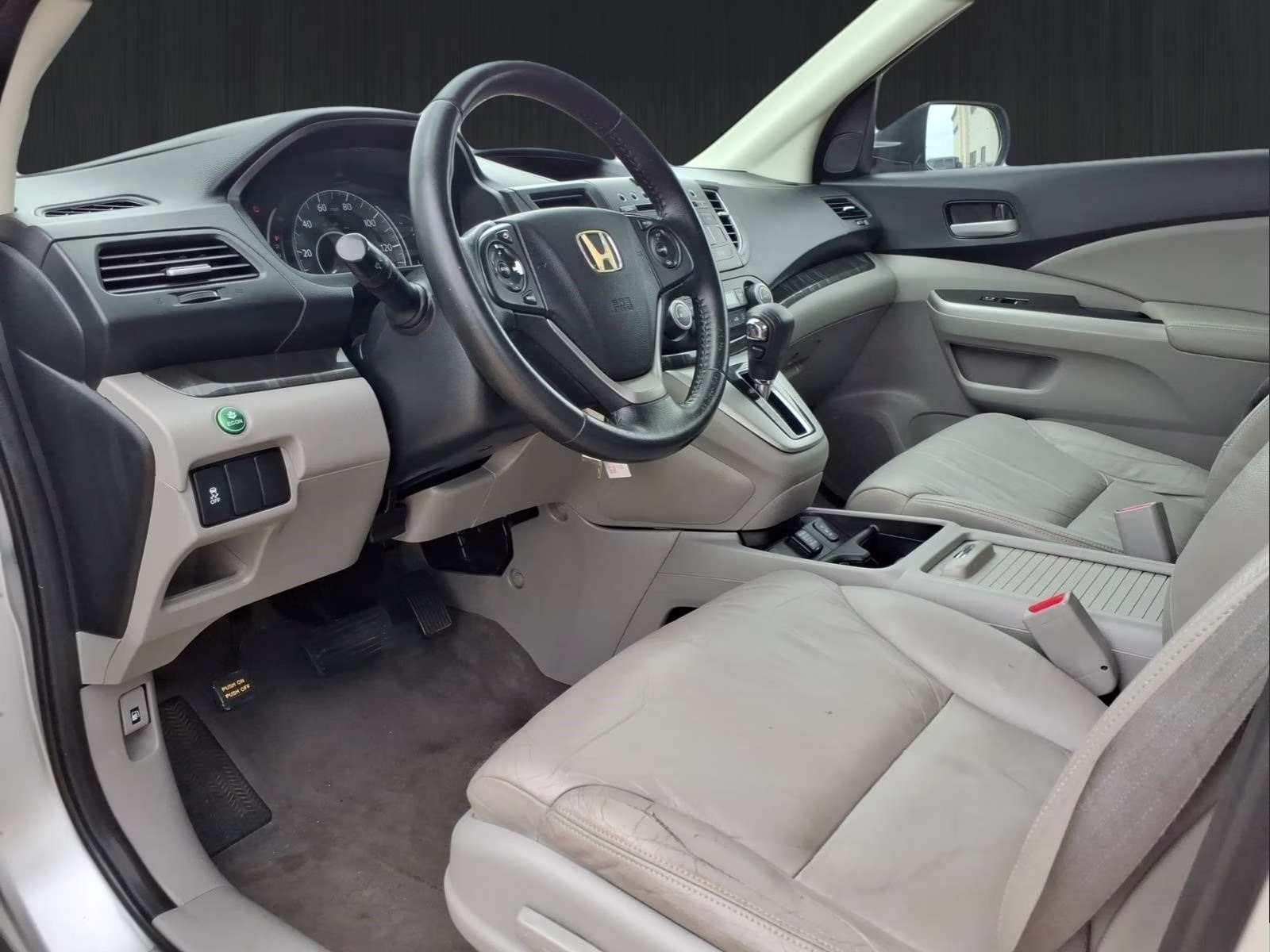 2012 Alabaster Silver Metallic Honda CR-V EX-L FWD SUV