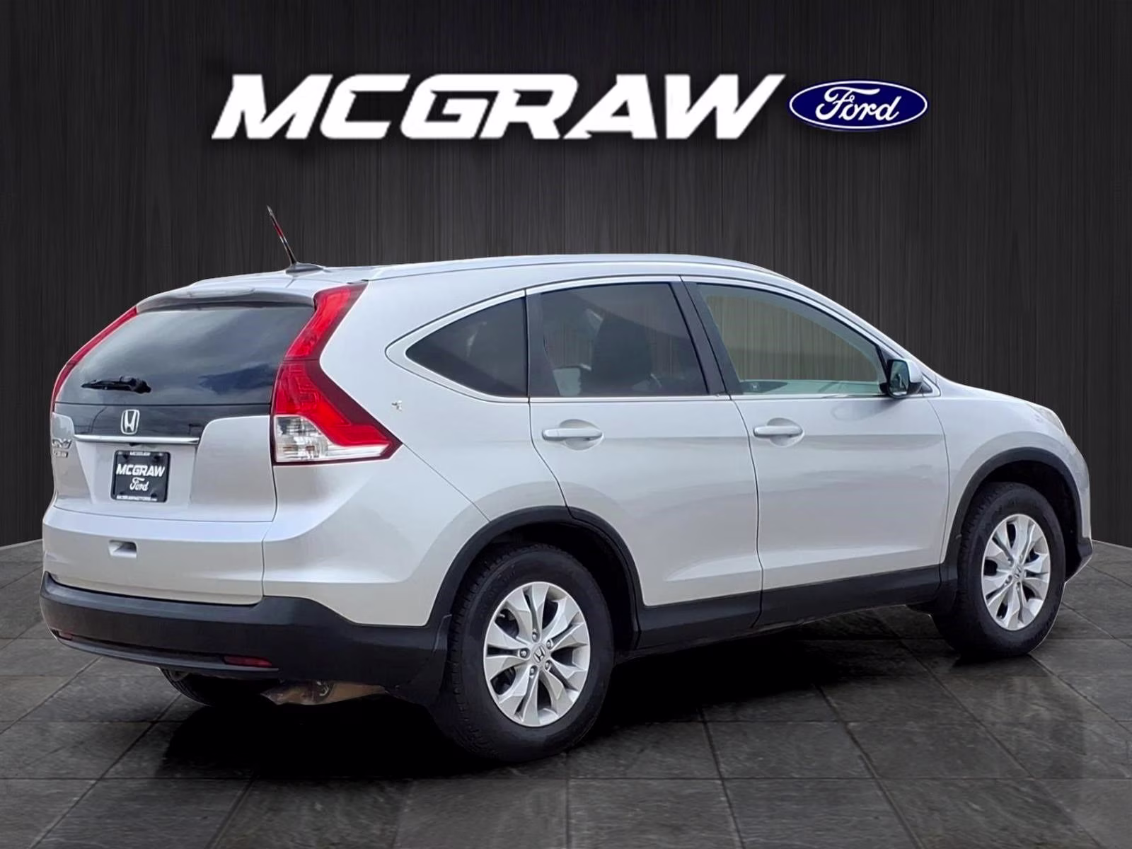 2012 Alabaster Silver Metallic Honda CR-V EX-L FWD SUV