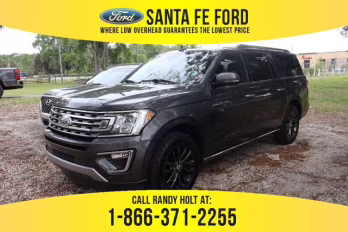 2019 Black Ford Expedition Max Limited RWD SUV