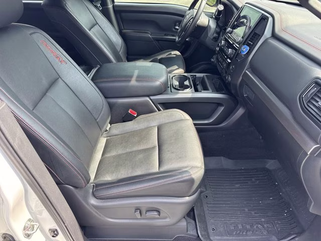 2023 Glacier White Nissan Titan PRO-4X 4X4 Truck