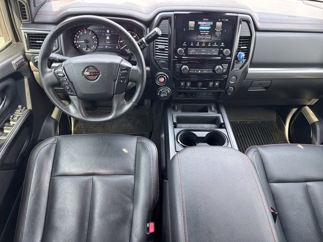 2023 Glacier White Nissan Titan PRO-4X 4X4 Truck