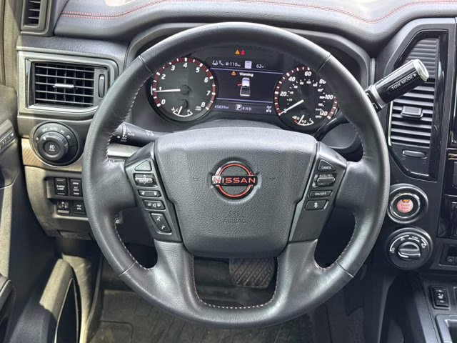 2023 Glacier White Nissan Titan PRO-4X 4X4 Truck