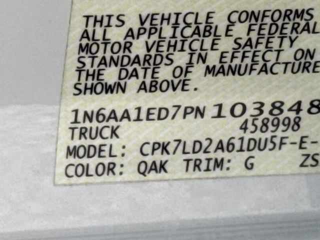 2023 Glacier White Nissan Titan PRO-4X 4X4 Truck