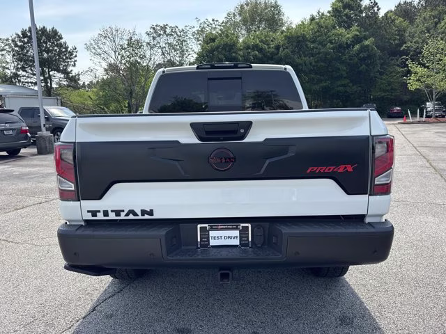 2023 Glacier White Nissan Titan PRO-4X 4X4 Truck