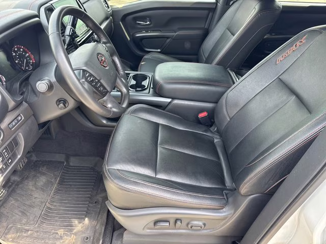 2023 Glacier White Nissan Titan PRO-4X 4X4 Truck