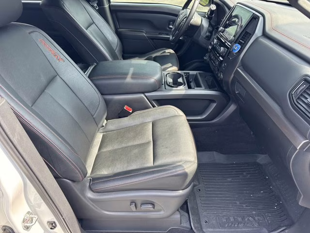 2023 Glacier White Nissan Titan PRO-4X 4X4 Truck