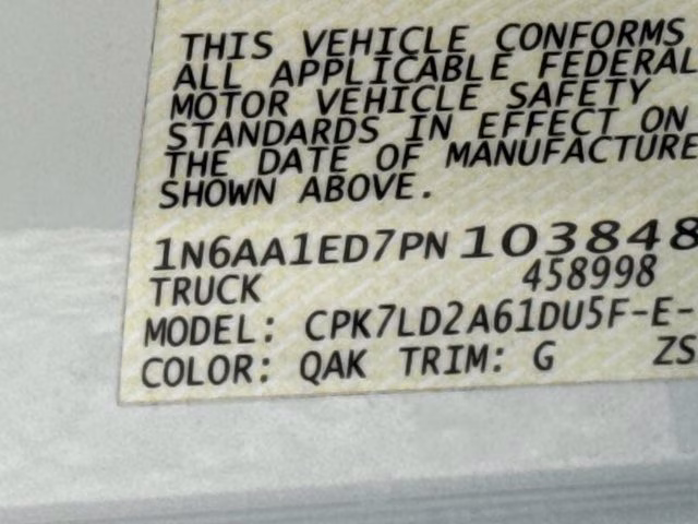 2023 Glacier White Nissan Titan PRO-4X 4X4 Truck