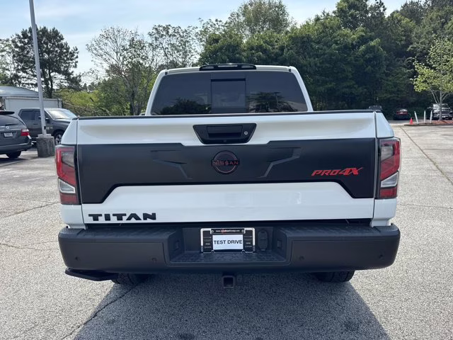 2023 Glacier White Nissan Titan PRO-4X 4X4 Truck