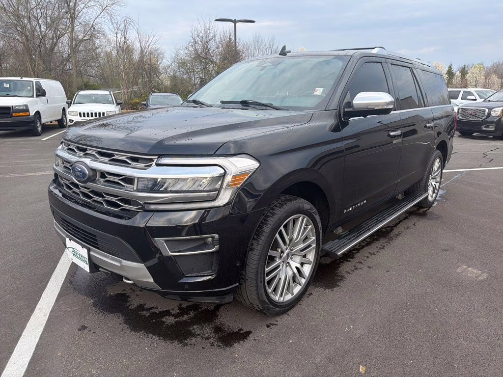 2022 Black Metallic Ford Expedition Max Platinum 4X4 SUV