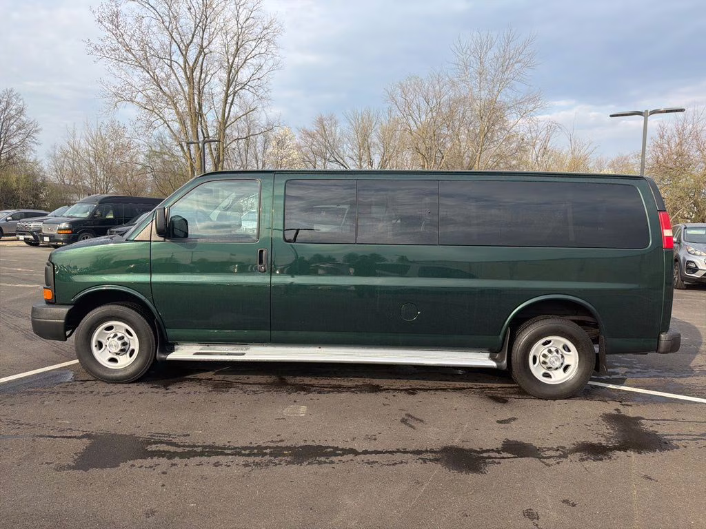 2014 Dark Green Metallic Chevrolet Express 3500 LS RWD Van