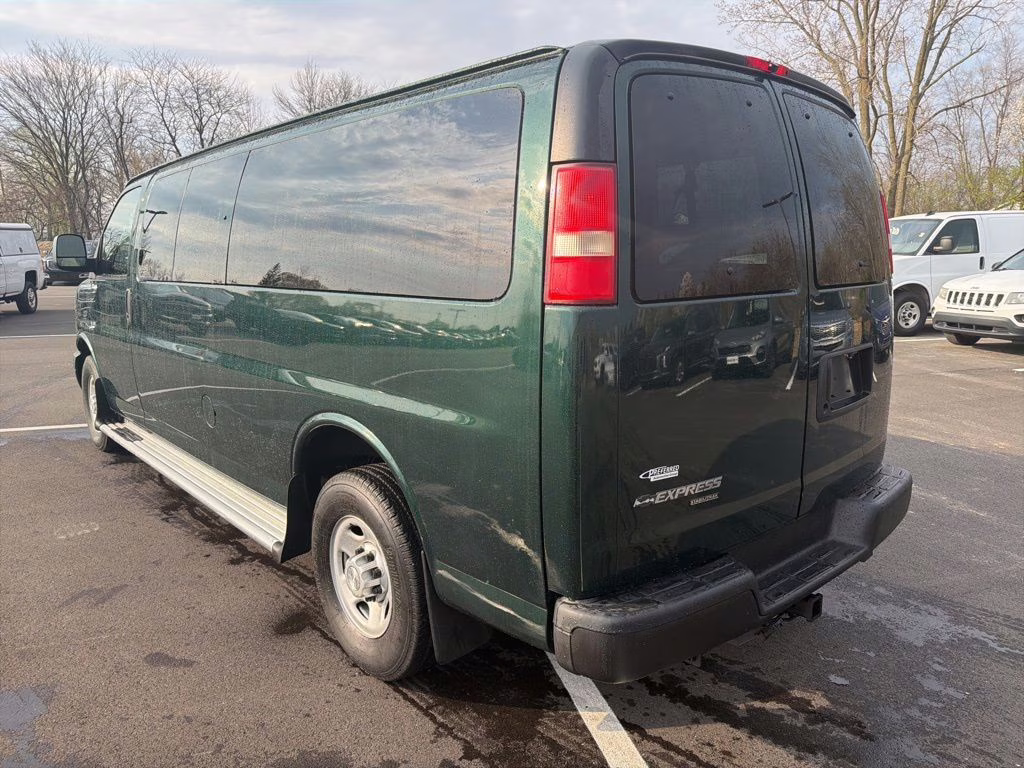 2014 Dark Green Metallic Chevrolet Express 3500 LS RWD Van