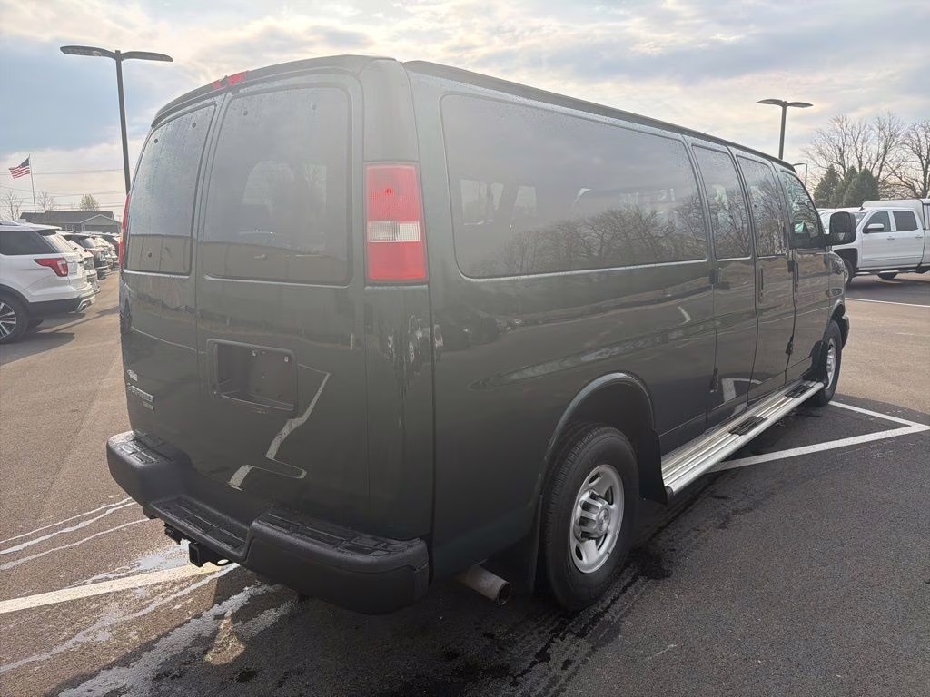 2014 Dark Green Metallic Chevrolet Express 3500 LS RWD Van