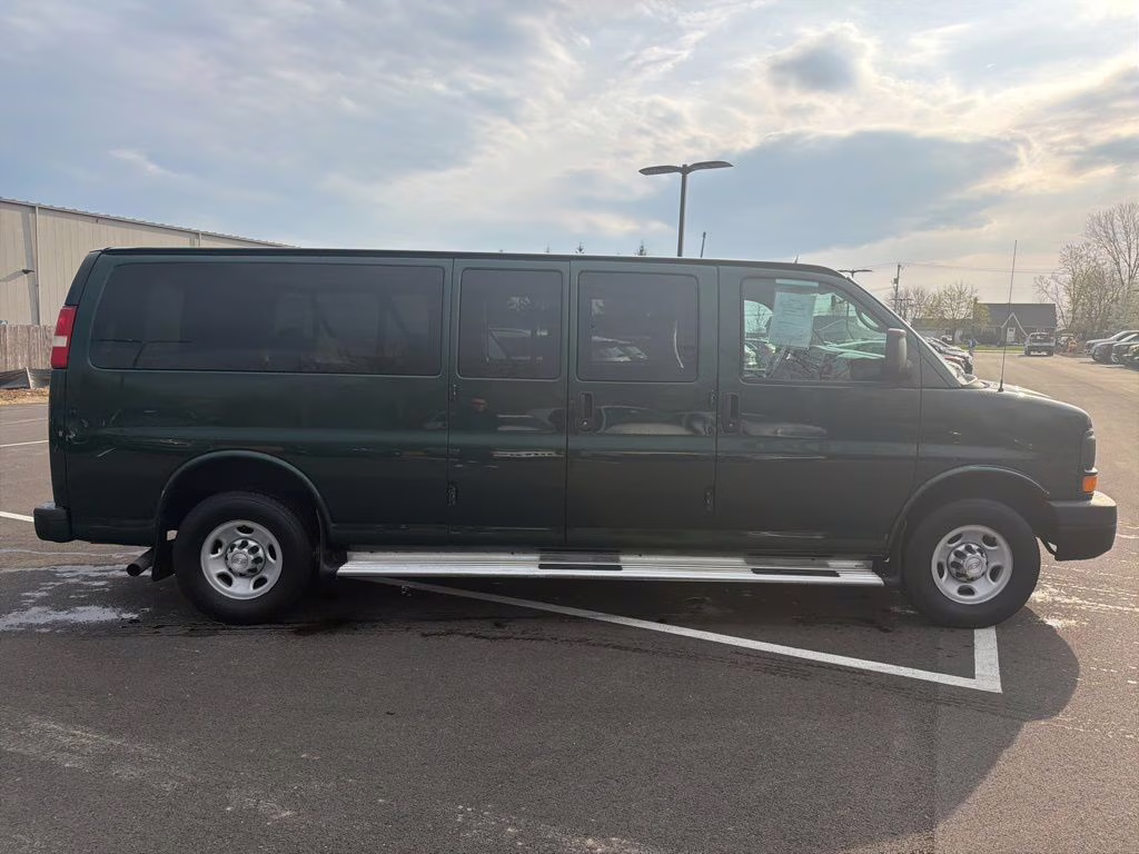 2014 Dark Green Metallic Chevrolet Express 3500 LS RWD Van