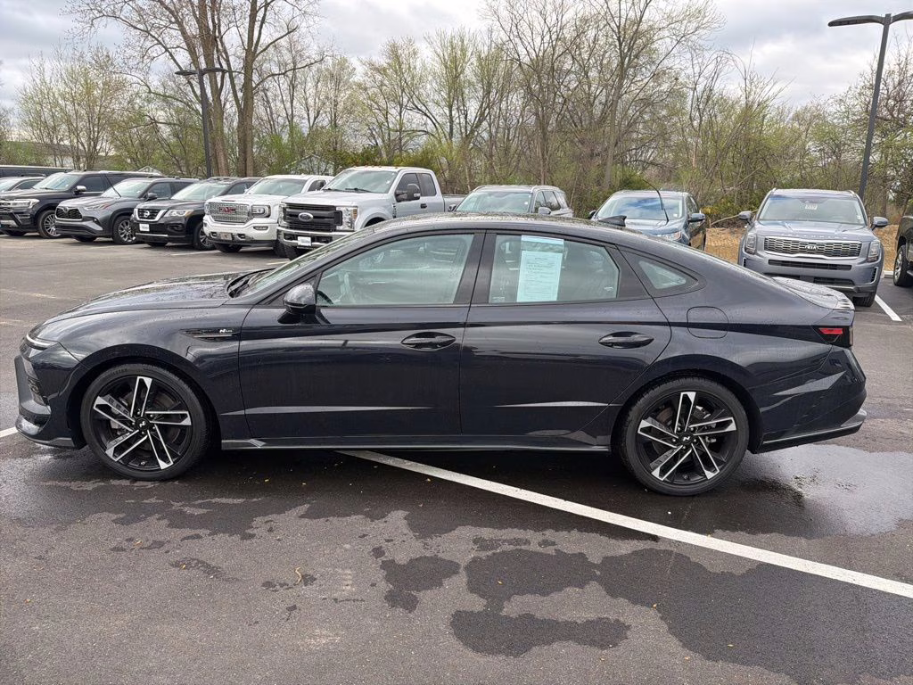 2024 Carbon Blue Hyundai Sonata N Line FWD Sedan