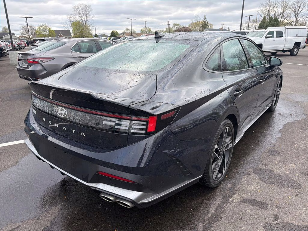 2024 Carbon Blue Hyundai Sonata N Line FWD Sedan