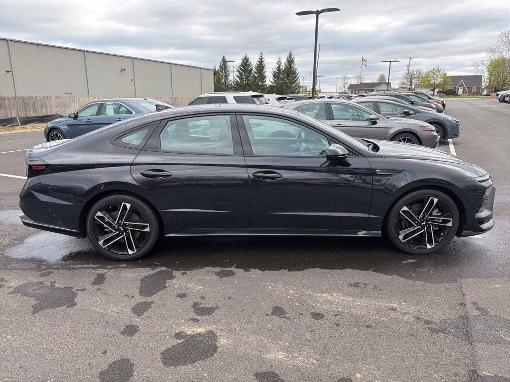 2024 Carbon Blue Hyundai Sonata N Line FWD Sedan