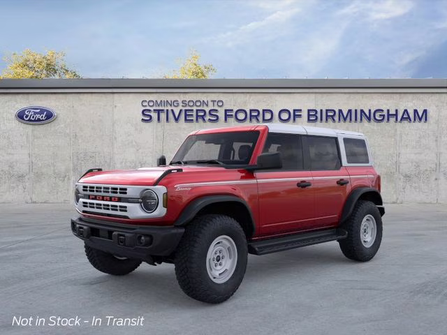 2026 Ruby Red Metallic Tinted Clearcoat Ford Bronco Heritage Edition 4X4 SUV