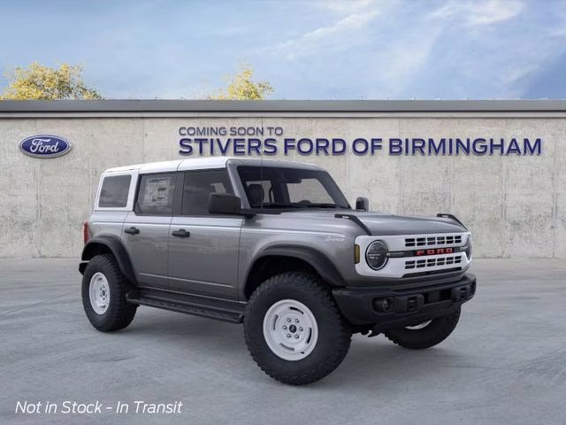 2026 Carbonized Gray Metallic Ford Bronco Heritage Edition 4X4 SUV