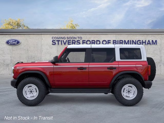 2026 Ruby Red Metallic Tinted Clearcoat Ford Bronco Heritage Edition 4X4 SUV