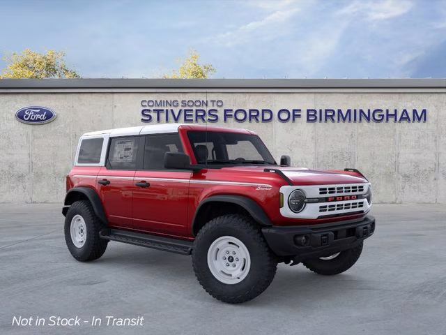 2026 Ruby Red Metallic Tinted Clearcoat Ford Bronco Heritage Edition 4X4 SUV