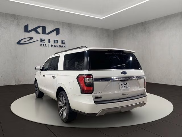 2021 Star White Metallic Tri-Coat Ford Expedition Max Limited 4X4 SUV