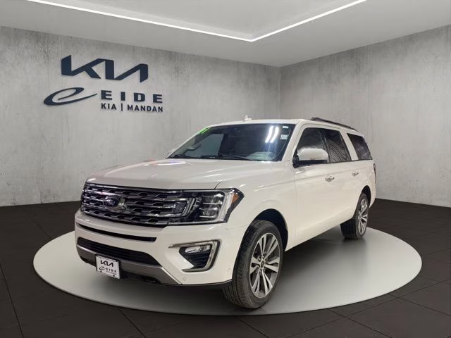 2021 Star White Metallic Tri-Coat Ford Expedition Max Limited 4X4 SUV