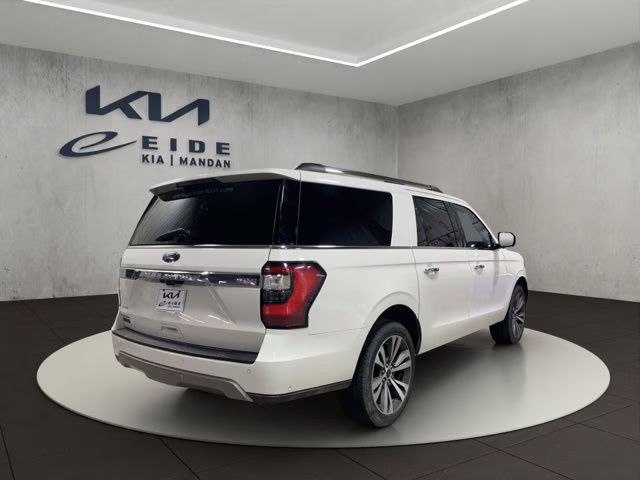 2021 Star White Metallic Tri-Coat Ford Expedition Max Limited 4X4 SUV