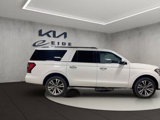2021 Star White Metallic Tri-Coat Ford Expedition Max Limited 4X4 SUV