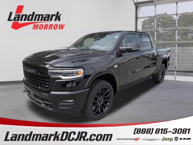2026 Diamond Black Crystal Pearlcoat Ram 1500 Limited 4X4 Truck
