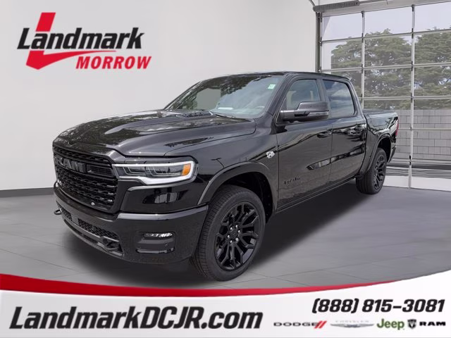 2026 Diamond Black Crystal Pearlcoat Ram 1500 Limited 4X4 Truck
