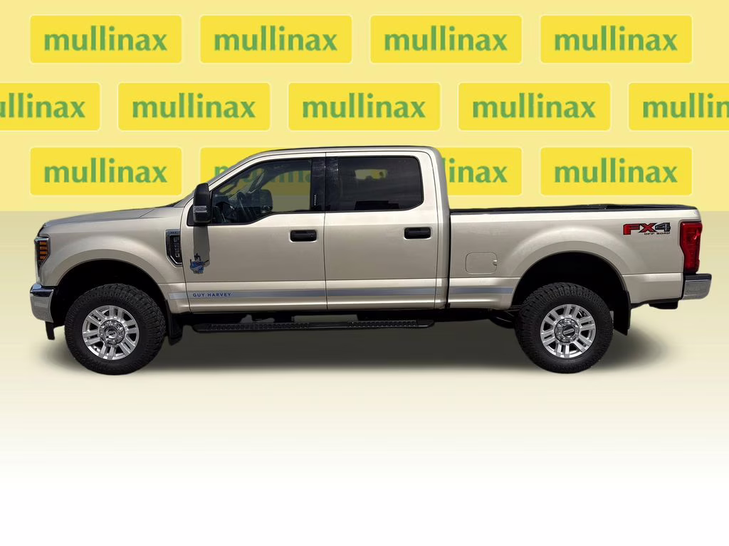 2018 White Gold Metallic Ford Super Duty F-250 SRW XLT 4X4 Truck
