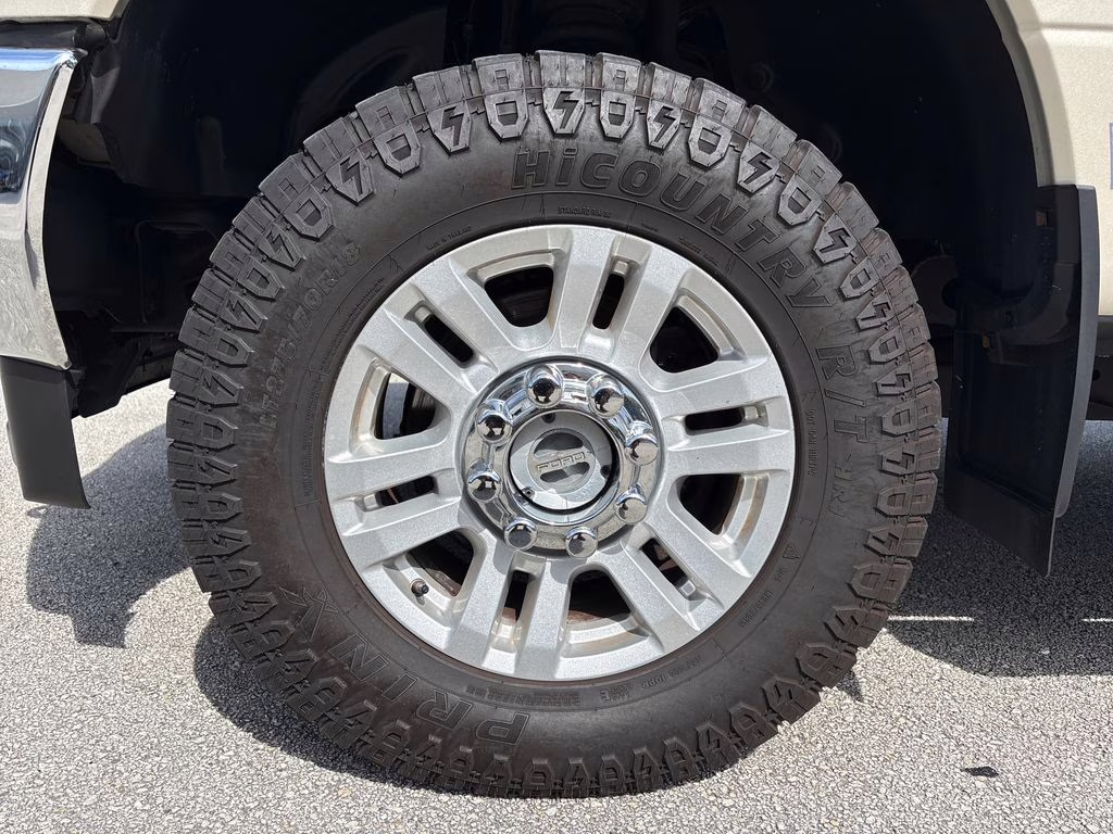 2018 White Gold Metallic Ford Super Duty F-250 SRW XLT 4X4 Truck
