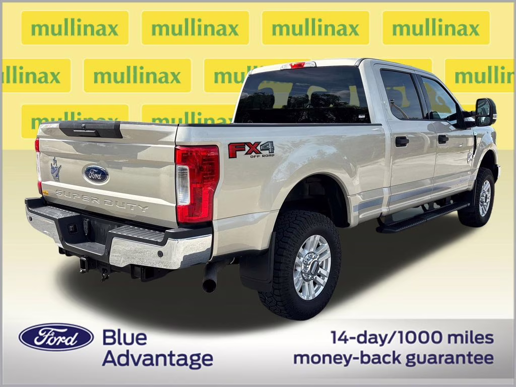 2018 White Gold Metallic Ford Super Duty F-250 SRW XLT 4X4 Truck