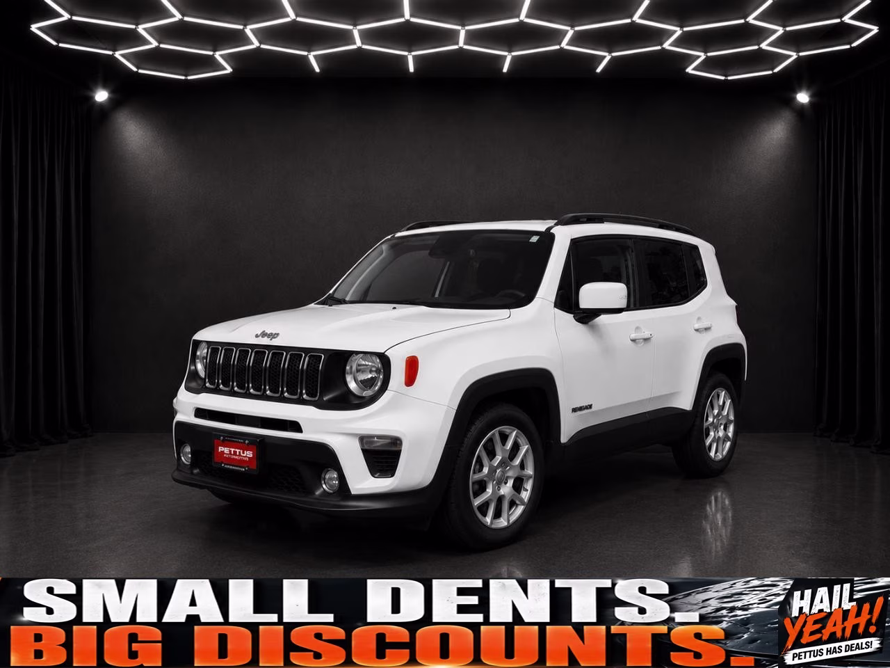 2020 Alpine White Clearcoat Jeep Renegade Latitude FWD SUV