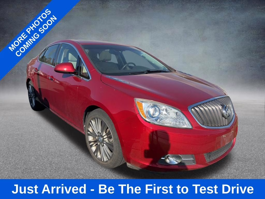 2012 Crystal Red Tintcoat Buick Verano Leather Group FWD Sedan