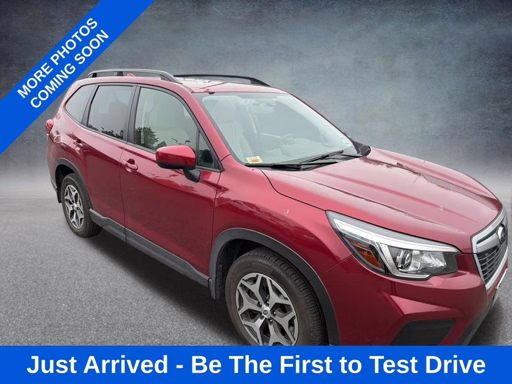 2019 Crimson Red Pearl Subaru Forester Premium AWD SUV
