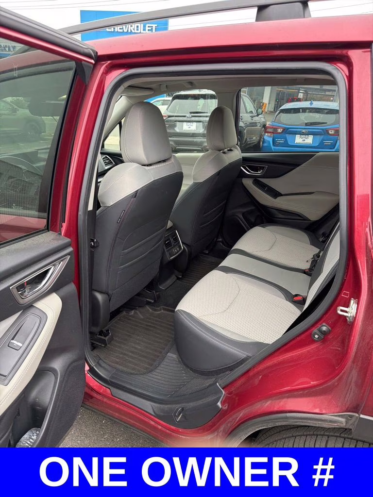 2019 Crimson Red Pearl Subaru Forester Premium AWD SUV