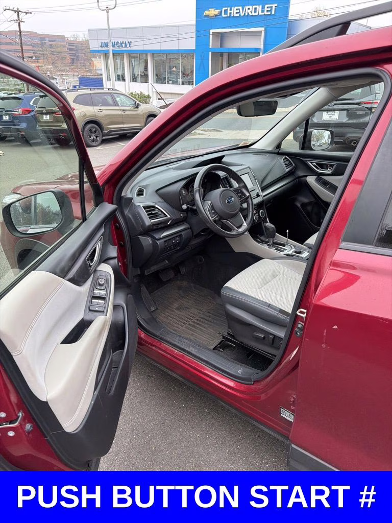2019 Crimson Red Pearl Subaru Forester Premium AWD SUV
