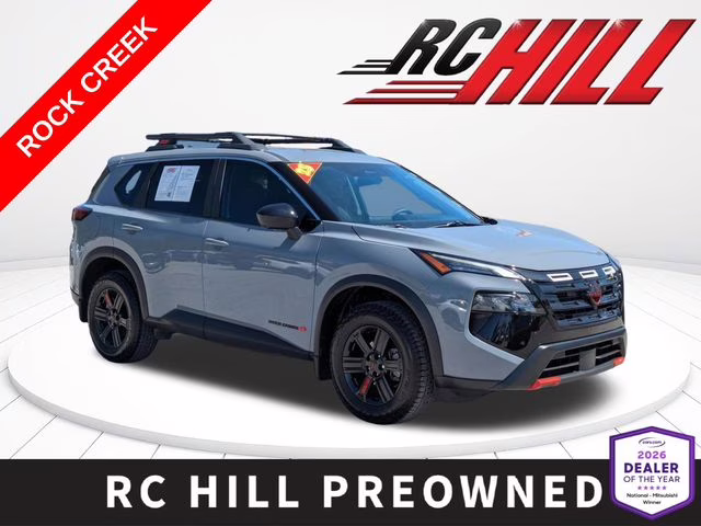 2025 Boulder Gray Pearl Nissan Rogue Rock Creek AWD SUV